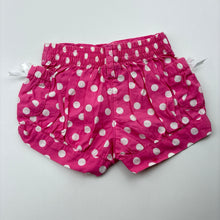Load image into Gallery viewer, Girls Target, pink lightweight cotton shorts, elasticated, GUC, size 000,  