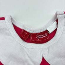 Load image into Gallery viewer, Girls Sprout, pink cotton t-shirt / top, Santa's Helper, GUC, size 1,  