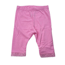 Load image into Gallery viewer, Girls Dymples, lace trim leggings / bottoms, EUC, size 00,  