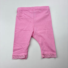 Load image into Gallery viewer, Girls Dymples, lace trim leggings / bottoms, EUC, size 00,  