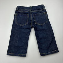 Load image into Gallery viewer, Boys Pumpkin Patch, dark denim jeans, adjustable, Inside leg: 22cm, GUC, size 0,  