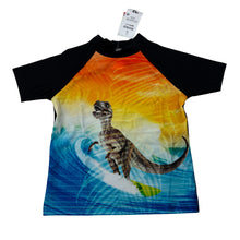Load image into Gallery viewer, Boys Target, short sleeve rashie / swim top, dinosaur, NEW, size 1,  