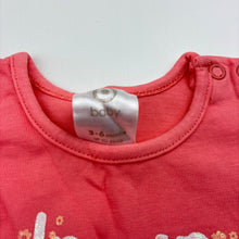 Load image into Gallery viewer, Girls Target, coral cotton t-shirt / top, dream big, GUC, size 00,  