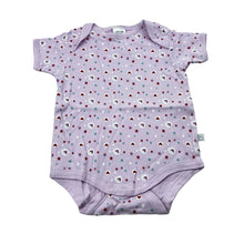 Load image into Gallery viewer, Girls Coles, purple cotton bodysuit / romper, GUC, size 000,  