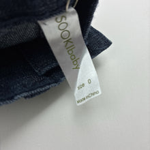 Load image into Gallery viewer, Girls Sooki Baby, dark stretch denim jeans / pants, adjustable, NEW, size 0,  