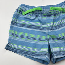 Load image into Gallery viewer, Boys Target, blue stripe lightweight shorts / boardies, elasticated, EUC, size 00,  