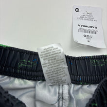 Load image into Gallery viewer, Boys Target, dark grey lightweight shorts / boardies, crocodiles, NEW, size 000,  