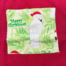 Load image into Gallery viewer, Girls Dymples, red ribbed cotton Christmas singlet, FUC, size 0,  