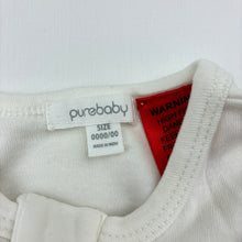 Load image into Gallery viewer, Unisex purebaby, 0.5 Tog soft organic cotton sleeping bag, L: 65cm, EUC, size 0000-00,  