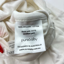 Load image into Gallery viewer, Unisex purebaby, 0.5 Tog soft organic cotton sleeping bag, L: 65cm, EUC, size 0000-00,  