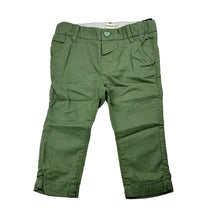 Load image into Gallery viewer, Girls H&amp;M, khaki lightweight cotton pants, adjustable, EUC, size 00,  