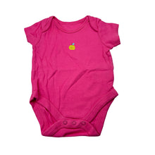 Load image into Gallery viewer, Girls Mothercare, pink soft cotton bodysuit / romper, GUC, size 000,  