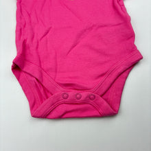 Load image into Gallery viewer, Girls Mothercare, pink soft cotton bodysuit / romper, GUC, size 000,  
