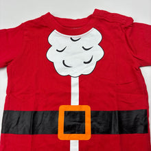 Load image into Gallery viewer, Unisex Lily &amp; Dan, red cotton Christmas t-shirt / top, EUC, size 00,  