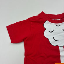 Load image into Gallery viewer, Unisex Lily &amp; Dan, red cotton Christmas t-shirt / top, EUC, size 00,  