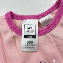Load image into Gallery viewer, Girls Kids &amp; Co Baby, soft cotton long sleeve t-shirt / top, swan, EUC, size 000,  