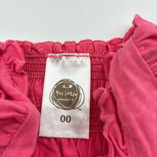 Load image into Gallery viewer, Girls Tiny Little Wonders, pink cotton dress, embroidered flowers, GUC, size 00, L: 37cm