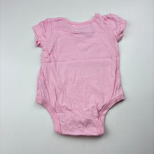Load image into Gallery viewer, Girls Tiny Little Wonders, pink cotton bodysuit / romper, bee, EUC, size 00,  