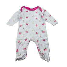 Load image into Gallery viewer, Girls Target, floral cotton coverall / romper, GUC, size 000,  