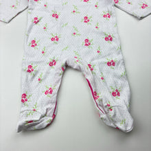 Load image into Gallery viewer, Girls Target, floral cotton coverall / romper, GUC, size 000,  