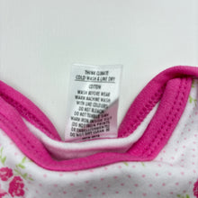 Load image into Gallery viewer, Girls Target, floral cotton coverall / romper, GUC, size 000,  