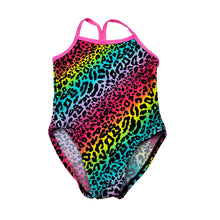 Load image into Gallery viewer, Girls Mango, bright colourful swim one-piece, EUC, size 1,  
