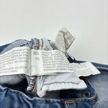 Load image into Gallery viewer, Girls Zara, blue stretech denim jeans, adjustable, GUC, size 00,  