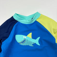 Load image into Gallery viewer, Boys Target, long sleeve rashie / swim top, shark, GUC, size 1,  