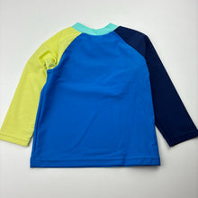 Load image into Gallery viewer, Boys Target, long sleeve rashie / swim top, shark, GUC, size 1,  
