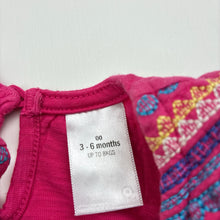 Load image into Gallery viewer, Girls Target, pink cotton summer top, embroidered, GUC, size 00,  