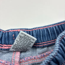 Load image into Gallery viewer, Girls Target, soft stretch knit denim pants, elasticated, FUC, size 0,  