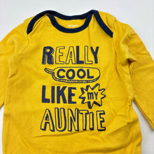 Load image into Gallery viewer, Boys Carter's, yellow cotton bodysuit / romper, GUC, size 3 months,  