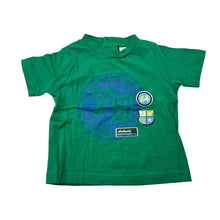 Load image into Gallery viewer, Boys Baby Biz, green cotton t-shirt / top, GUC, size 0000,  