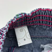 Load image into Gallery viewer, Girls Target, blue denim pants, elasticated, GUC, size 0,  