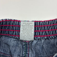 Load image into Gallery viewer, Girls Target, blue denim pants, elasticated, GUC, size 0,  