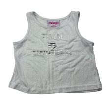 Load image into Gallery viewer, Girls Mango, lightweight tank top, unicorn, EUC, size 2,  