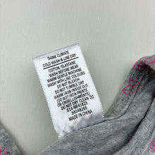 Load image into Gallery viewer, Girls Target, grey stretchy romper dress, rabbits, EUC, size 000,  