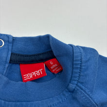 Load image into Gallery viewer, Boys Esprit, blue cotton t-shirt / top, fish, GUC, size 6 months,  