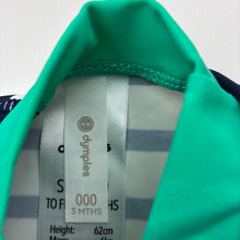 Load image into Gallery viewer, Boys Dymples, short sleeve rashie / swim top, crocodiles, EUC, size 000,  