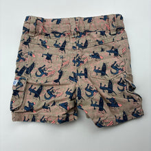 Load image into Gallery viewer, Boys Pumpkin Patch, cotton cargo shorts, adjustable, crocodile, GUC, size 000,  