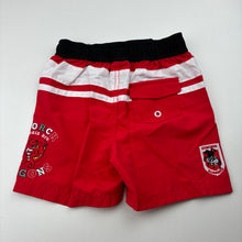 Load image into Gallery viewer, Unisex NRL Supporter, St George Dragons lightweight shorts, elasticated, EUC, size 1,  
