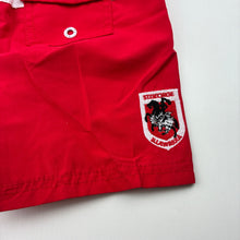 Load image into Gallery viewer, Unisex NRL Supporter, St George Dragons lightweight shorts, elasticated, EUC, size 1,  