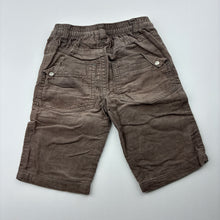 Load image into Gallery viewer, Boys Sprout, lightweight cotton corduroy pants, elasticated, GUC, size 000,  