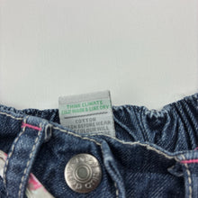 Load image into Gallery viewer, Girls Target, blue denim jeans, elasticated, GUC, size 00,  