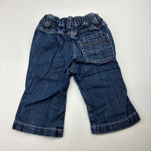 Load image into Gallery viewer, Girls Target, blue denim jeans, elasticated, GUC, size 00,  