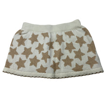 Load image into Gallery viewer, Girls TJX, cotton &amp; metallic knit skirt, elasticated, EUC, size 1-2,  