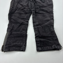 Load image into Gallery viewer, Girls Sista, grey stretch corduroy pants, adjustable, FUC, size 2,  