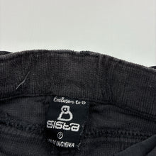 Load image into Gallery viewer, Girls Sista, grey stretch corduroy pants, adjustable, FUC, size 2,  