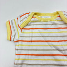 Load image into Gallery viewer, Unisex Target, striped cotton bodysuit / romper, EUC, size 0000,  