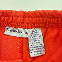 Load image into Gallery viewer, Girls First Impressions, coral fleece lined casual pants, elasticated, NEW, size 00,  